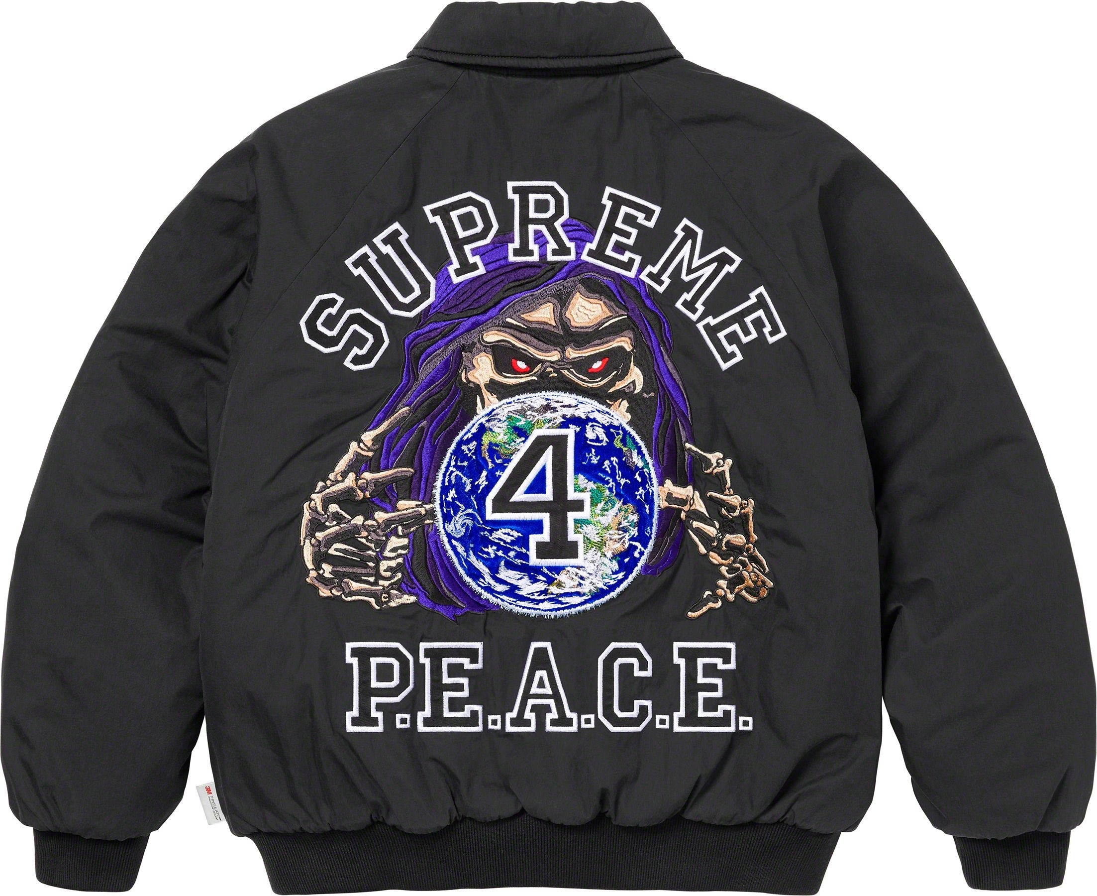 Peace Embroidered Work Jacket view 13